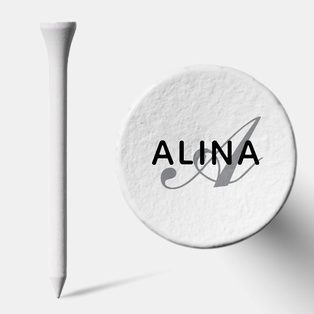 Create Your Own Personalized Name Monogram Golf Tees (Combo)