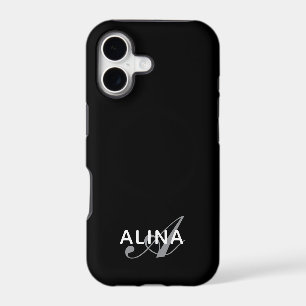 Create Your Own Personalized Name Monogram Tough iPhone 17 Case