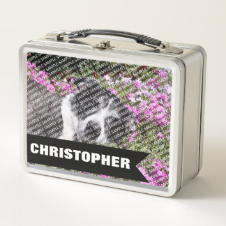 Create Your Own Personalized Name & Photo Metal Lunch Box