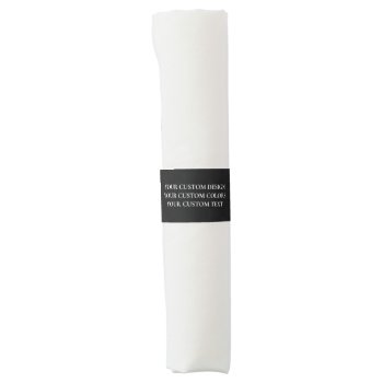 Create Your Own Personalized Napkin Bands by AviaryArt at Zazzle