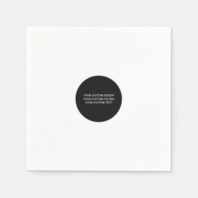 Create Your Own Personalized Napkins (Front)