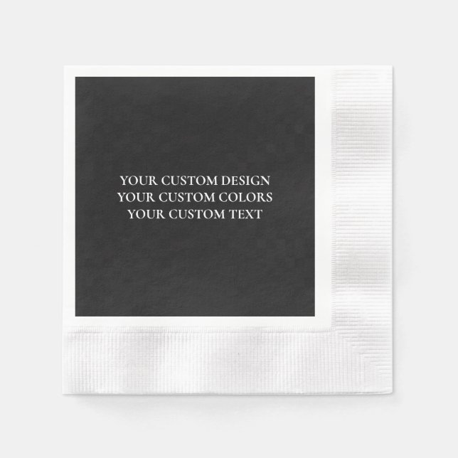 Create Your Own Personalized Napkins (Front)