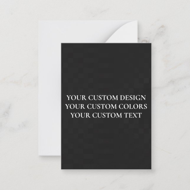 Create Your Own Personalized Note Card (Front)