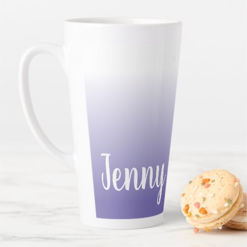 Create Your Own Personalized Ombre with Any Color Latte Mug