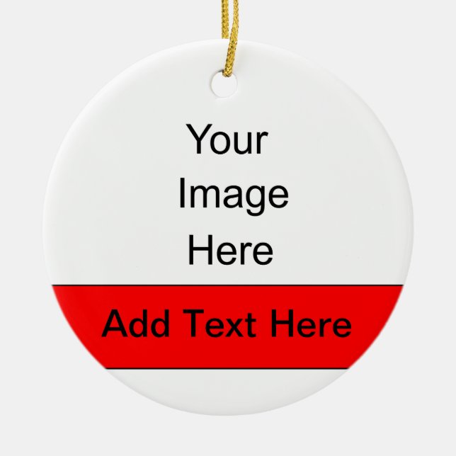 Create Your Own Personalized Ornament (Front)