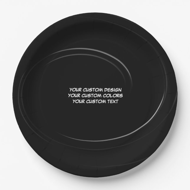Create Your Own Personalized Paper Plates (Front)