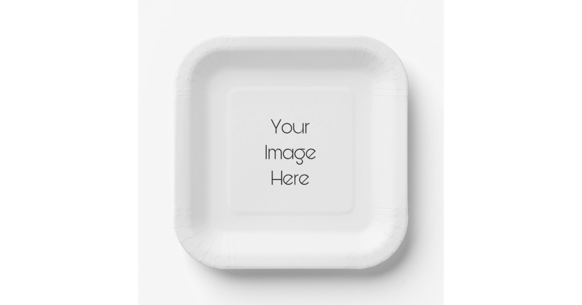 Create Your Own Personalized Paper Plates Zazzle