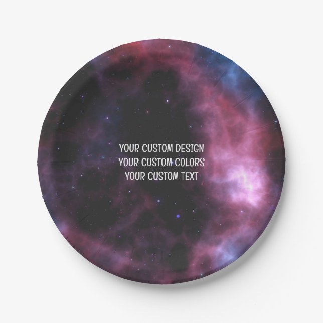 Create Your Own Personalized Paper Plates (Front)