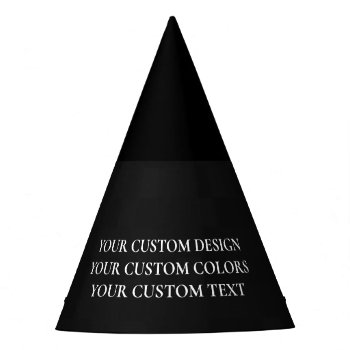 Create Your Own Personalized Party Hat by AviaryArt at Zazzle