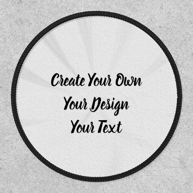 Create Your Own Personalized Patch (Front)
