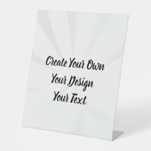 Create Your Own Personalized Pedestal Sign