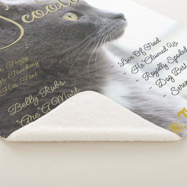 Create Your Own Personalized Pet  Sherpa Blanket (3/4)
