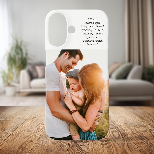 Create Your Own Personalized Photo and Quote Case-Mate iPhone Case (Creator Uploaded)