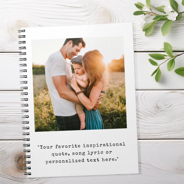Create Your Own Personalized Photo and Quote Notebook (Creator Uploaded)