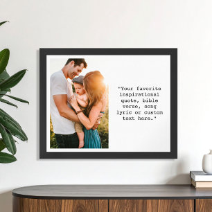 Create Your Own Personalized Photo and Quote Poster