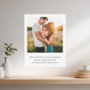Create Your Own Personalized Photo and Quote Poster