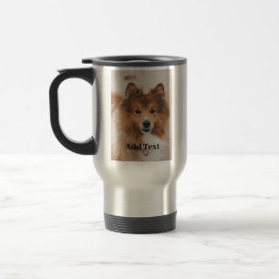 Create Your Own Personalized Photo and Text Travel Mug