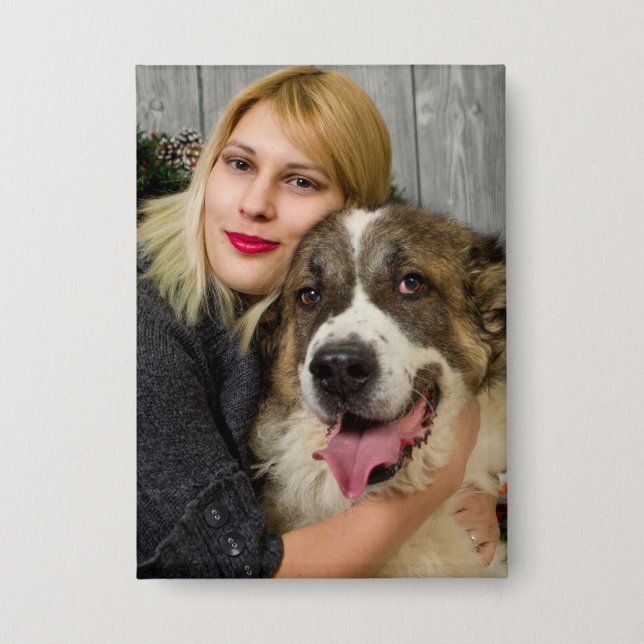 Create Your Own Personalized Photo Button (Front)