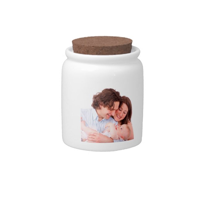 Create Your Own Personalized Photo Candy Jar (Front)