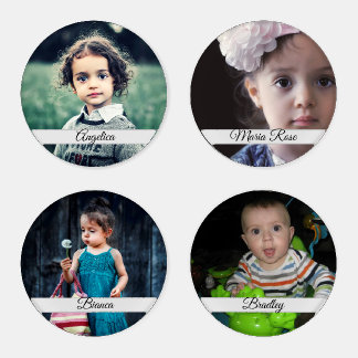 Create Your Own Personalized Photo Coaster Set