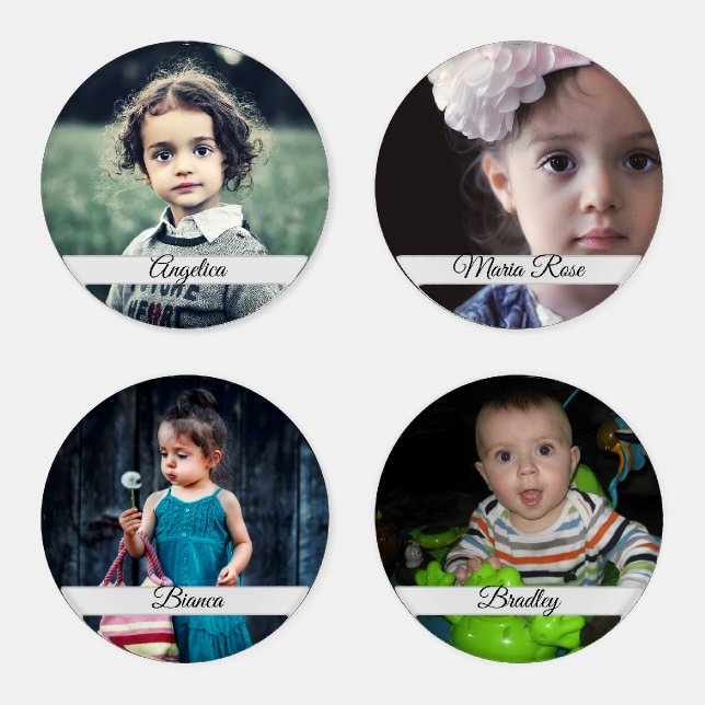Create Your Own Personalized Photo Coaster Set (Set)