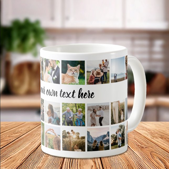 Create Your Own Personalized Photo Collage Coffee Mug (Creator Uploaded)