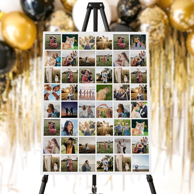 Create Your Own Personalized Photo Collage Foam Board (Creator Uploaded)