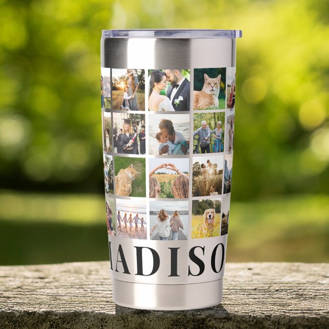 Create Your Own Personalized Photo Collage Insulated Tumbler (Creator Uploaded)