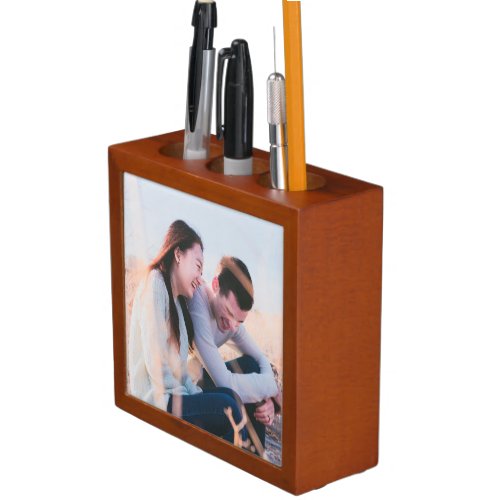 Create Your Own Personalized Photo Desk Organizer
