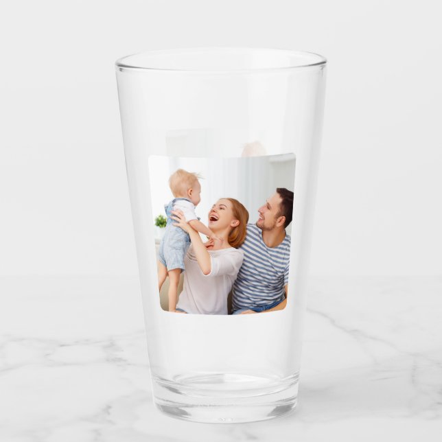 Create Your Own Personalized Photo Glass (Front)