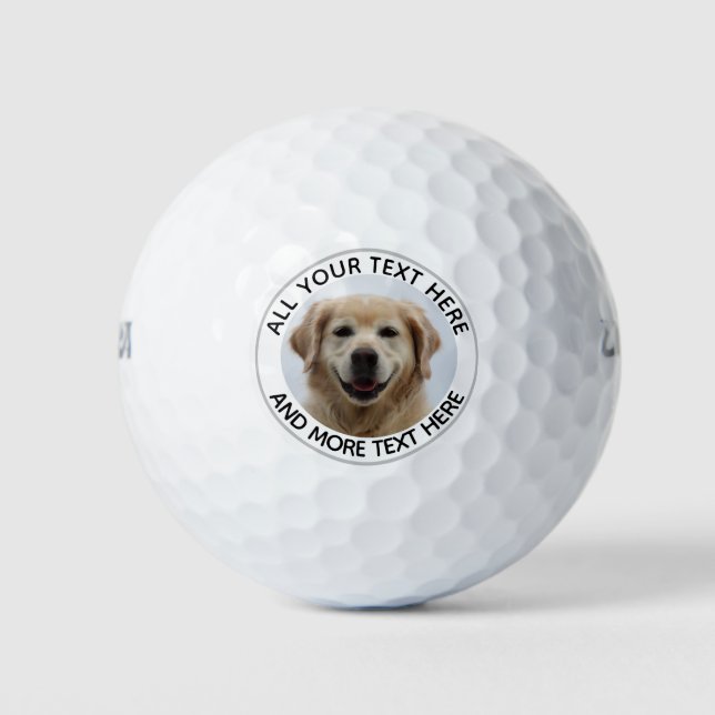 Create Your Own Personalized Photo Golf Balls (Front)