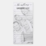 Create Your Own Personalized Photo Grocery List Magnetic Notepad at Zazzle