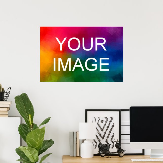 Create Your Own Personalized Photo Image Picture Poster (Home Office)