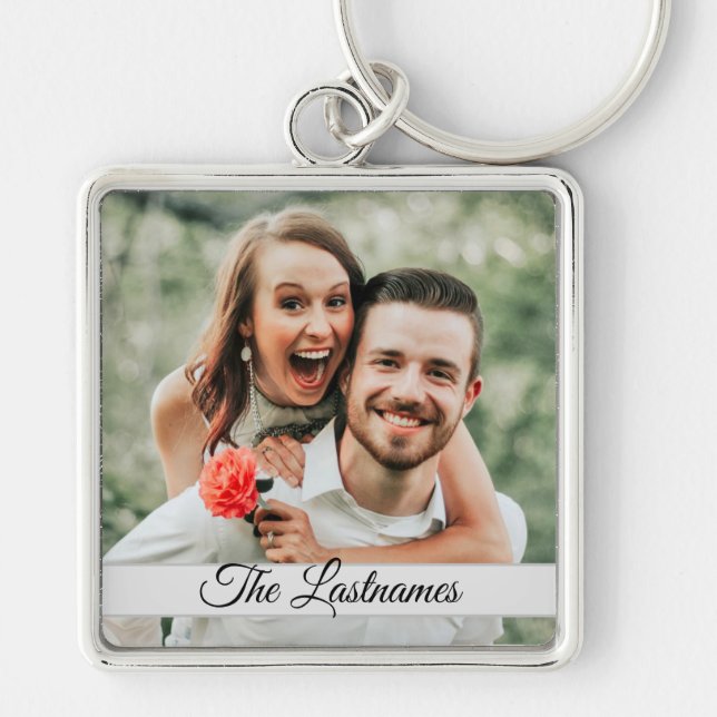 Create Your Own Personalized Photo Keychain (Front)