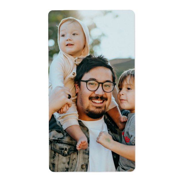 Create Your Own Personalized Photo Label (Front)