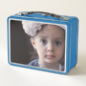 Create your Own Personalized Photo Metal Lunch Box (Back)