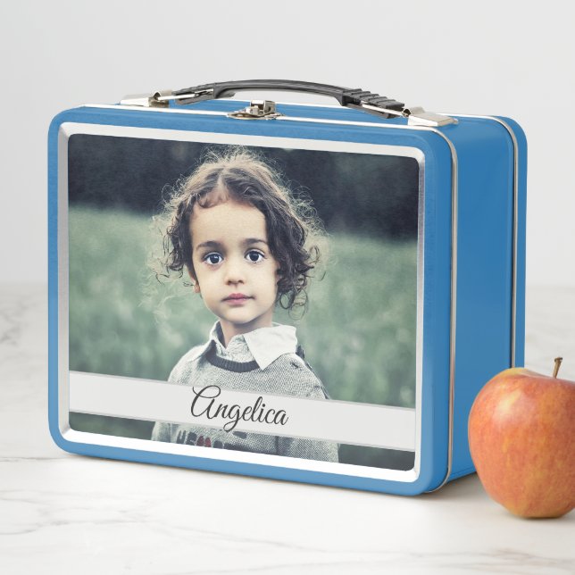 Create your Own Personalized Photo Metal Lunch Box (In Situ)