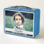 Create your Own Personalized Photo Metal Lunch Box (Front)