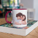 Create Your Own Personalized Photo Mug<br><div class="desc">Place two square photos of your family or kids and it will be placed on two sides of the mug. Fun gift mug at Christmas,  Thanksgiving or birthdays</div>