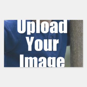 Create Your Own Personalized Photo Mug from Child Rectangular Sticker