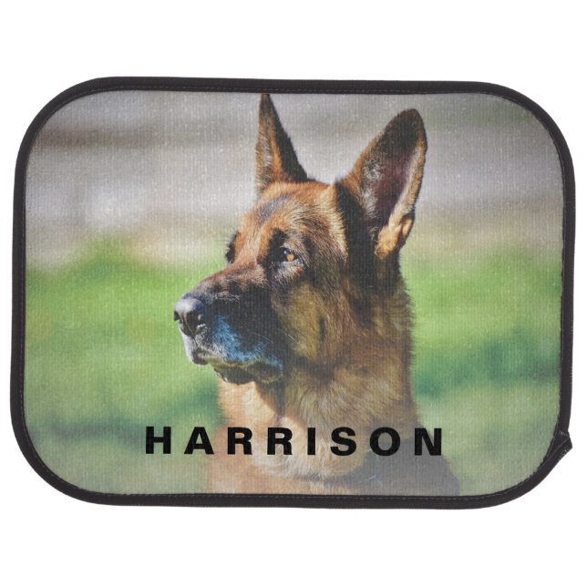 Create Your Own Personalized Photo Name Car Floor Mat (Rear)