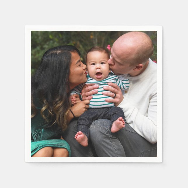 Create Your Own Personalized Photo  Napkins (Front)