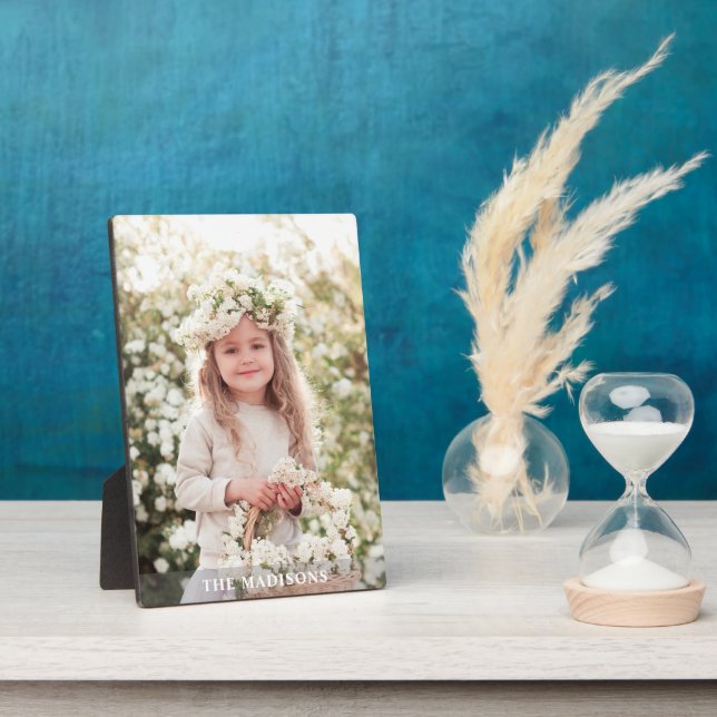 Create Your Own Personalized Photo Plaque (Side)