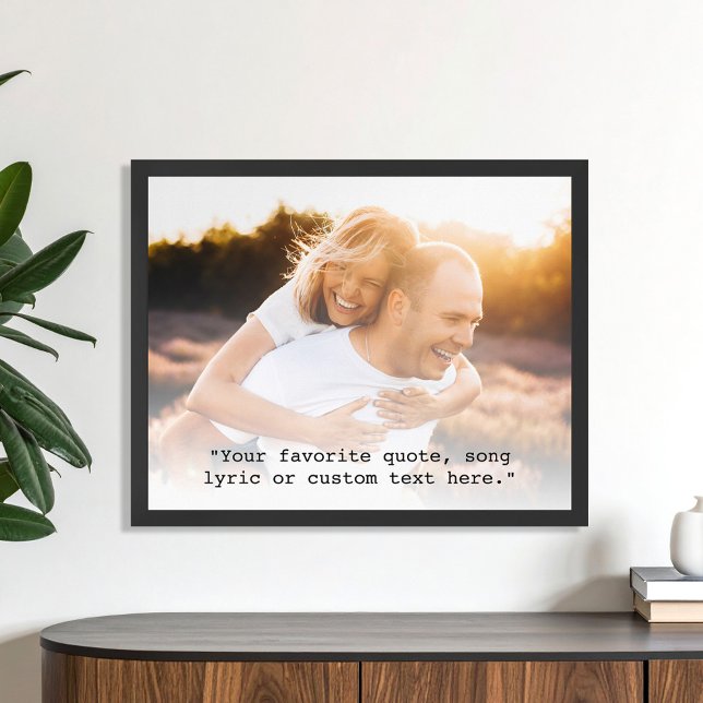 Create Your Own Personalized Photo Quote Poster (Creator Uploaded)