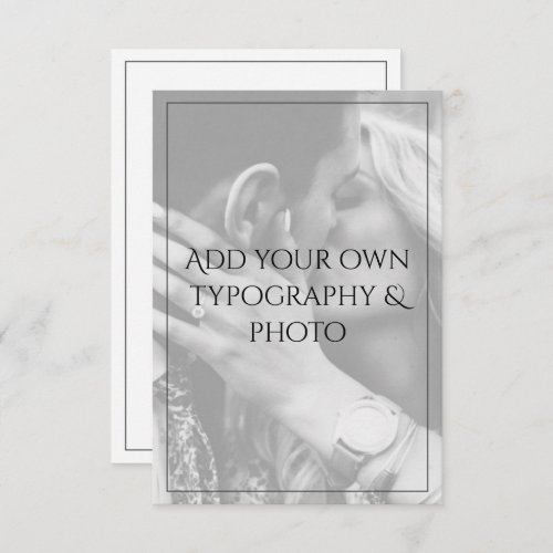Create Your Own Personalized Photo Save the Date