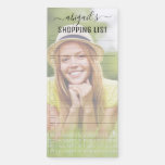 Create Your Own Personalized Photo Shopping List Magnetic Notepad at Zazzle
