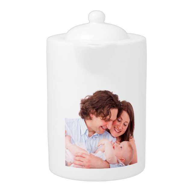 Create Your Own Personalized Photo Teapot (Front)