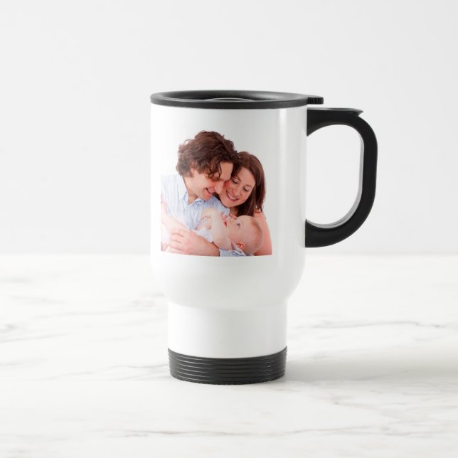 Create Your Own Personalized Photo Travel Mug (Right)