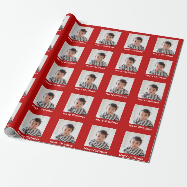 Create Your Own Personalized Photo Wrapping Paper (Unrolled)