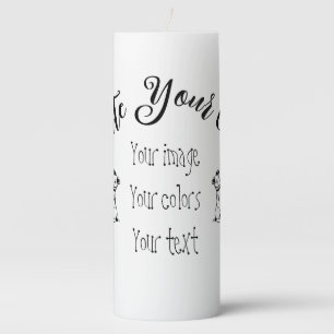 Create Your Own Personalized Pillar Candle